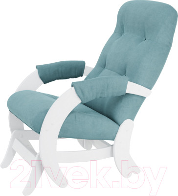 Кресло-глайдер Мебелик Модель 68 (ультра минт/молочный дуб) - фото 1 - id-p225844532