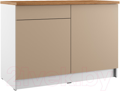 Шкаф-стол кухонный Eligard Urban ШСКс 120 (капучино/дуб ланселот) - фото 1 - id-p225848521