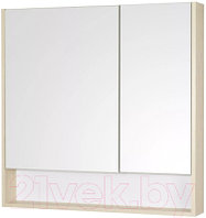 Шкаф с зеркалом для ванной Акватон Сканди 90 (1A252302SDB20)