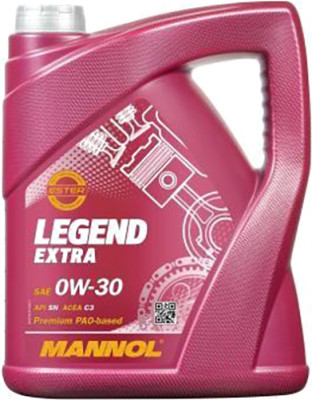 Моторное масло Mannol Legend Extra 0W30 SN C2/C3 / MN7919-4 (4л) - фото 1 - id-p225878725