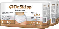 Трусы впитывающие для взрослых Dr.Skipp Ultra L (40шт)