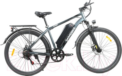 Электровелосипед Samebike SB-GT350 (серебристый) - фото 1 - id-p225897537