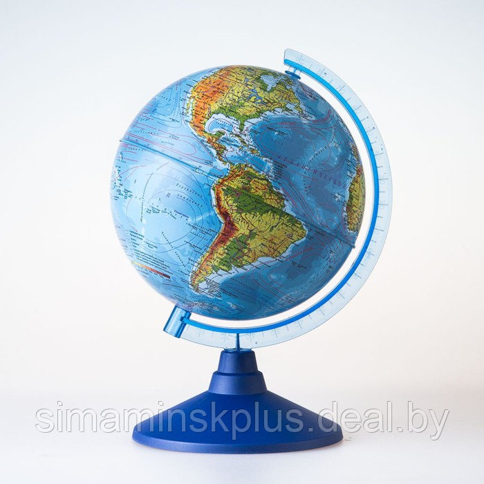 Глобус физико-политический «Классик Евро», диаметр 210 мм, с подсветкой от батареек - фото 1 - id-p225902323