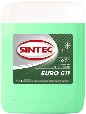 Антифриз Sintec Euro G11 / 800521 (20кг, зеленый) - фото 1 - id-p225879715