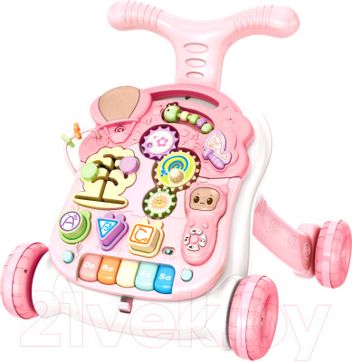 Ходунки-каталка Labalu Smart Baby 2 в 1 (розовый) - фото 1 - id-p225880670