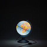 Глобус политический "Глобен", интерактивный, рельефный, диаметр 210 мм, с подсветкой, с очками, фото 2