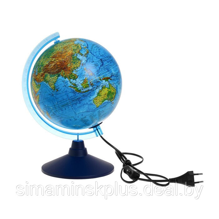 Глобус физико-политический "Глобен", интерактивный, диаметр 210 мм, с подсветкой, с очками - фото 1 - id-p225902330