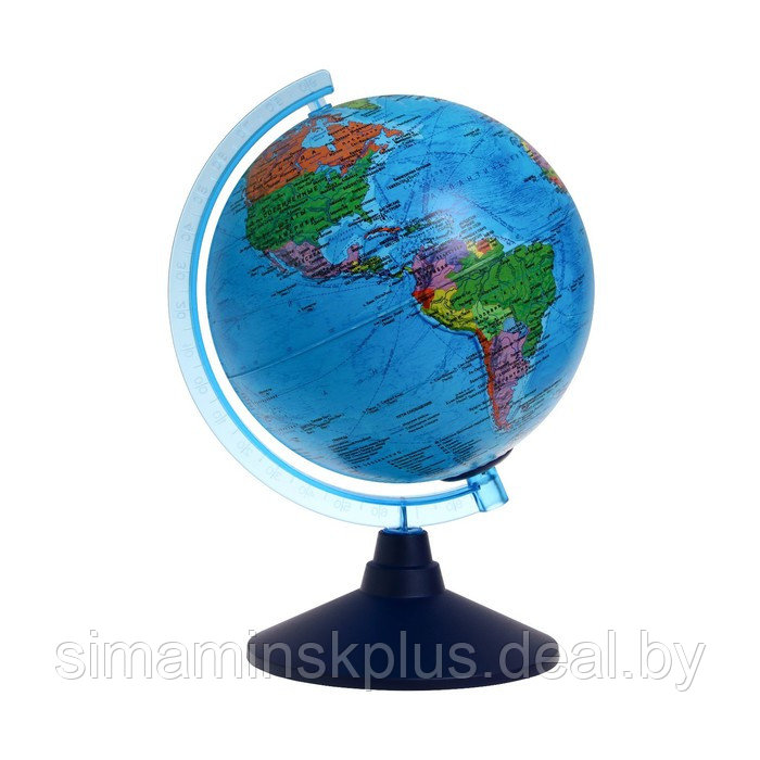 Глобус политический "Глобен", интерактивный, диаметр 210 мм, с подсветкой от батареек, с очками - фото 1 - id-p225902333