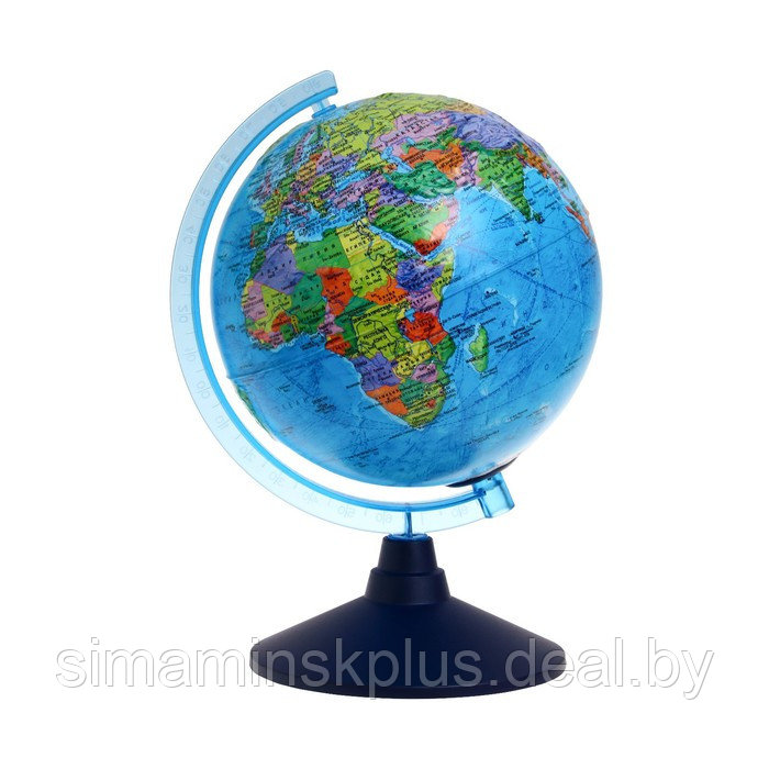 Глобус политический "Глобен", интерактивный, рельефный, диаметр 210 мм, с подсветкой от батареек, с очками - фото 1 - id-p225902336
