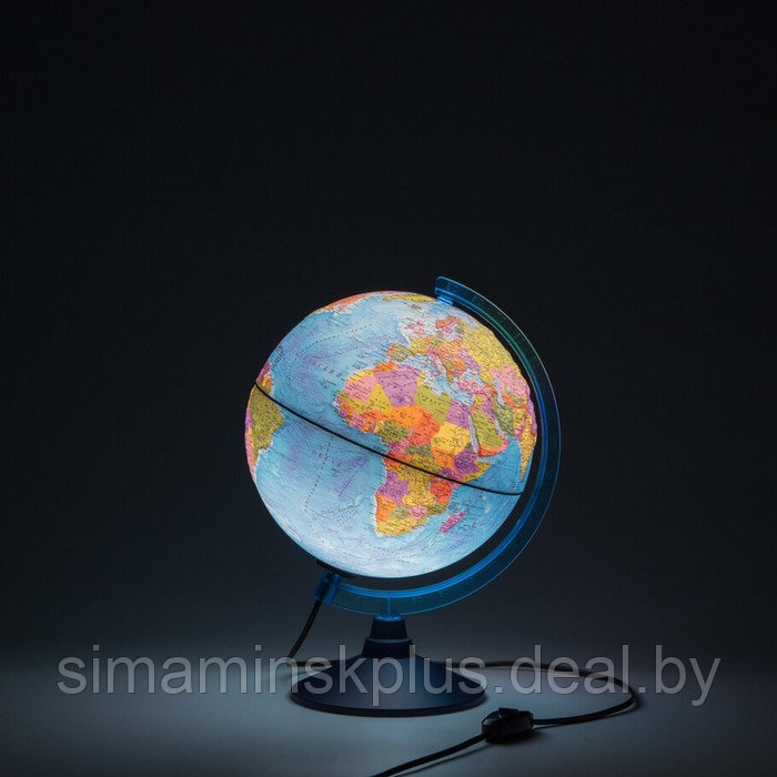 Глобус политический "Глобен", диаметр 250 мм, интерактивный, рельефный, с подсветкой, с очками - фото 2 - id-p225902340