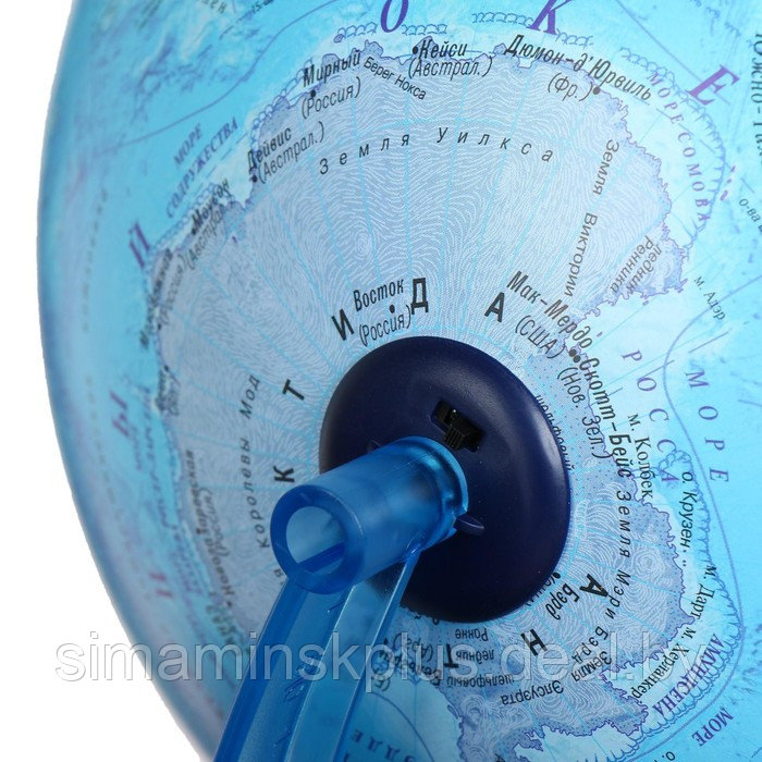 Глобус физико-политический "Глобен", интерактивный, рельефный, диаметр 210 мм, с подсветкой от батареек, с - фото 7 - id-p225902343
