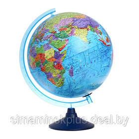 Глобус политический "Глобен", интерактивный, диаметр 320 мм, с подсветкой от батареек, с очками