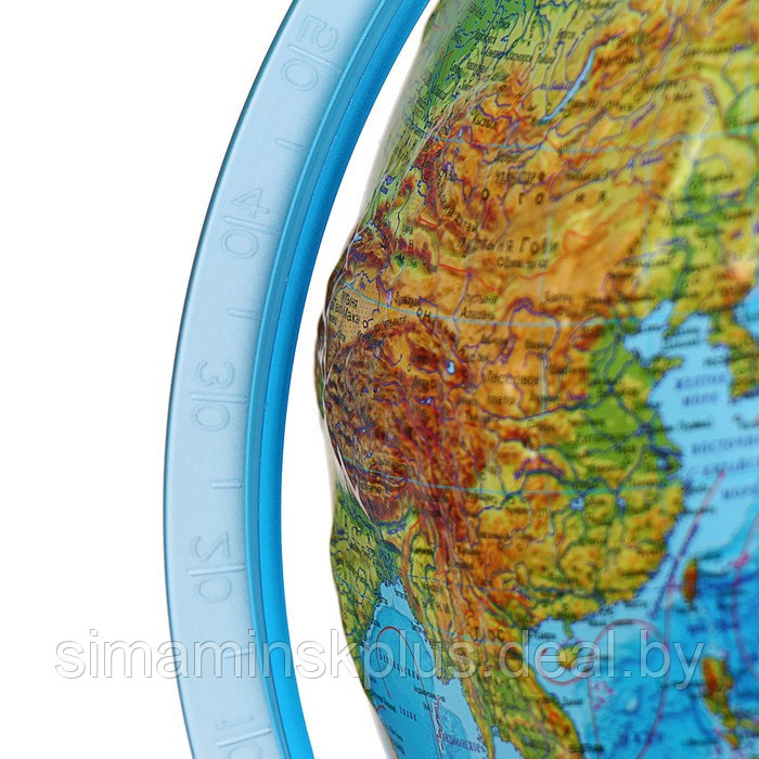 Глобус физико-политический "Глобен", интерактивный, диаметр 250 мм, рельефный, с подсветкой, с очками - фото 3 - id-p225902350