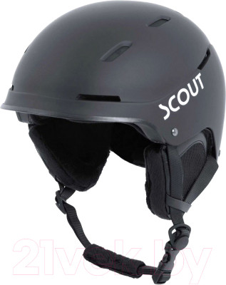 Шлем горнолыжный Ultrascout Nix W-210L-ULSC (L, черный матовый) - фото 1 - id-p225866798