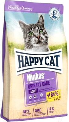 Сухой корм для кошек Happy Cat Minkas Urinary Care Geflugel / 70375 (10кг) - фото 1 - id-p225866806
