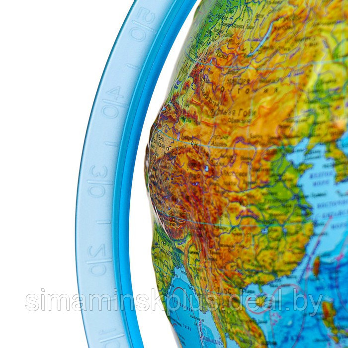 Глобус физико-политический "Глобен", интерактивный, диаметр 320 мм, рельефный, с подсветкой - фото 3 - id-p225902352