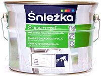 Эмаль Sniezka Supermal масляно-фталевая (2.5л, белый матовый)