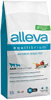 Сухой корм для собак Alleva Equilibrium Сенситив с океанической рыбой / P6008 (12кг)