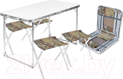 Комплект складной мебели Ника ССТ-К2 (металлик/хант) - фото 1 - id-p225865778