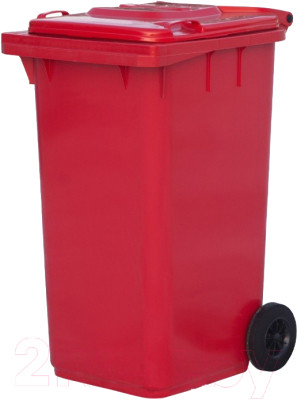 Контейнер для мусора ЭкоПром МКТ-240 / 313.0000.101.001 (красный) - фото 1 - id-p225857551