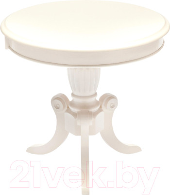 Журнальный столик Tetchair Moon 59x59x55 (дерево гевея/Ivory White) - фото 1 - id-p225846615