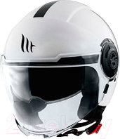 Мотошлем MT Helmets Viale SV Solid A0 (M, белый перламутр)