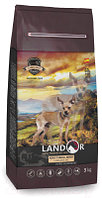 Сухой корм для собак Landor Для взрослых собак мелких пород ягненок с рисом / 7843329 (3кг)