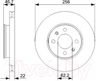 Тормозной диск Bosch 0986479367