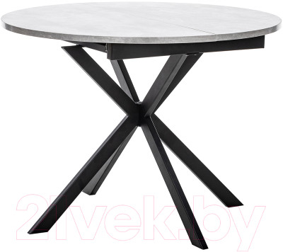 Обеденный стол Импэкс Leset Капри (цемент/черный) - фото 1 - id-p225842591