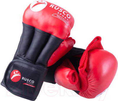 Перчатки для рукопашного боя RuscoSport Pro (р-р 4, красный) - фото 1 - id-p225881795
