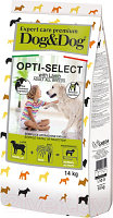 Сухой корм для собак Dog & Dog Expert Opti-Select с ягненоком и рисом (14кг)