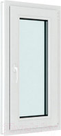 Окно ПВХ Brusbox Elementis Kale Одностворчатое Поворотно-откидное правое 2 стекла (1200x600x60)