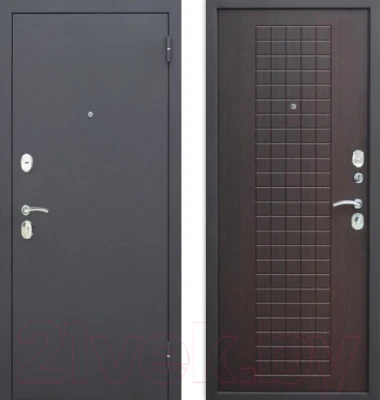 Входная дверь Гарда Муар 8мм Венге (86x205, правая) - фото 1 - id-p225898784