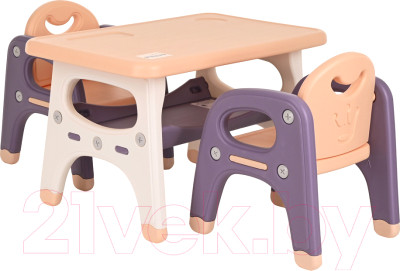 Комплект мебели с детским столом Pituso UN-ZY02-2 (фиолетовый) - фото 1 - id-p225850663