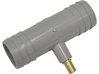 Клапан антисифон для посудомоечных и стиральных машин cod459 (20x20, для слив.шланга, 012677, DWH901UN)