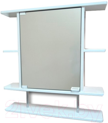 Шкаф с зеркалом для ванной Гамма 15/1м (левый) - фото 1 - id-p225890846
