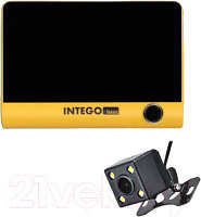 Автомобильный видеорегистратор Intego VX-315 DUAL с картой памяти 32GB (Yellow)