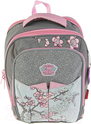 Школьный рюкзак Across ACS5-3 (серый/розовый) - фото 1 - id-p225884924