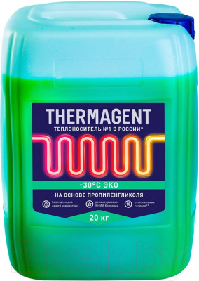 Теплоноситель для систем отопления Thermagent -30°C ЭКО (20л, зеленый) - фото 1 - id-p225864853