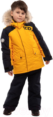 Комплект верхней детской одежды Batik Деннис 454-24з-2 (р-р 128-64, кибер желтый) - фото 1 - id-p225853742