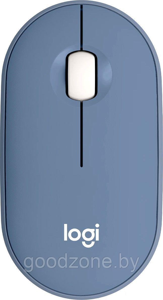 Мышь Logitech M350 Pebble (темно-синий) - фото 1 - id-p225905064