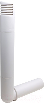 Цокольный дефлектор Vilpe Ross 125/135 RAL9016 / 790320 (белый) - фото 1 - id-p225860775