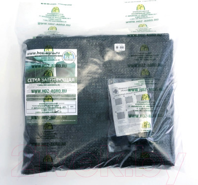 Защитная сетка для растений ХозАгро Затеняющая 80% 3x10м (с клипсой, зеленый) - фото 1 - id-p225884942