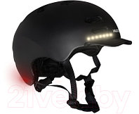 Защитный шлем Hudora Skaterhelm LED / 84175 (M, Schwarz)