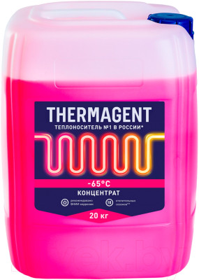Теплоноситель для систем отопления Thermagent -65°C (20л, красный) - фото 1 - id-p225871909
