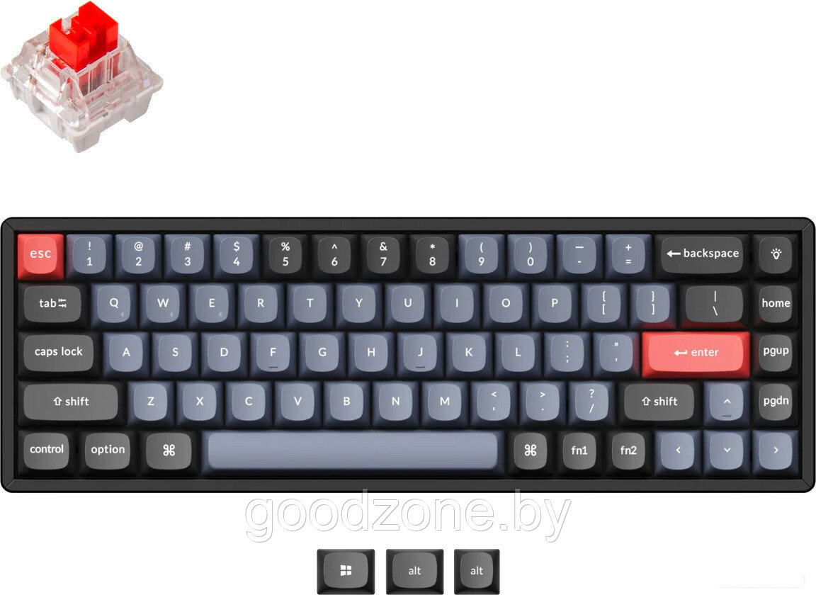 Клавиатура Keychron K6 Pro RGB K6P-J1-RU (Keychron K Pro Red) - фото 1 - id-p225912260