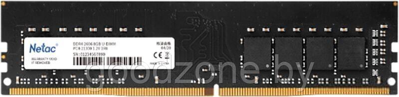 Оперативная память Netac Basic 16GB DDR4 PC4-21300 NTBSD4P26SP-16 - фото 1 - id-p225908226