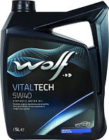 Моторное масло WOLF VitalTech 5W40 / 16116/5 (5л)