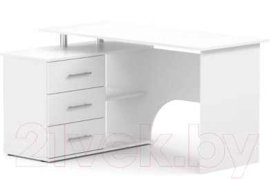 Письменный стол Сокол-Мебель КСТ-09Л (белый) - фото 1 - id-p225850728