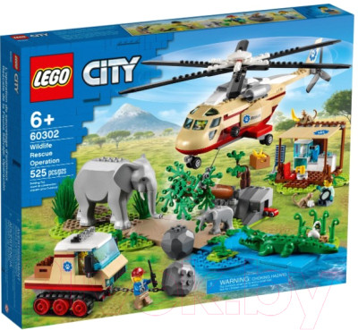Конструктор Lego City Операция по спасению зверей 60302 - фото 1 - id-p225852760